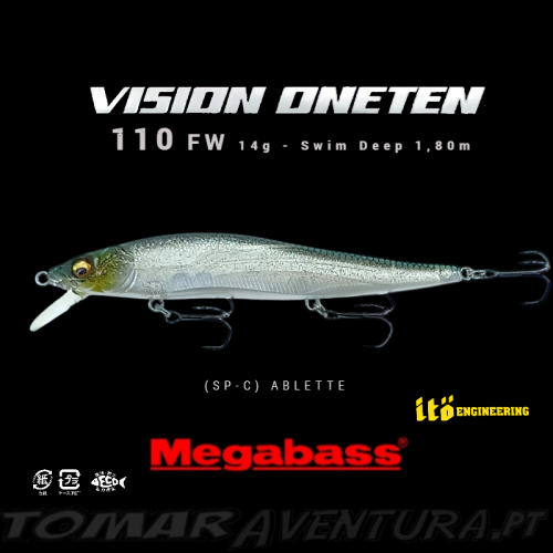Amostra Megabass Vision Oneten 100 SP