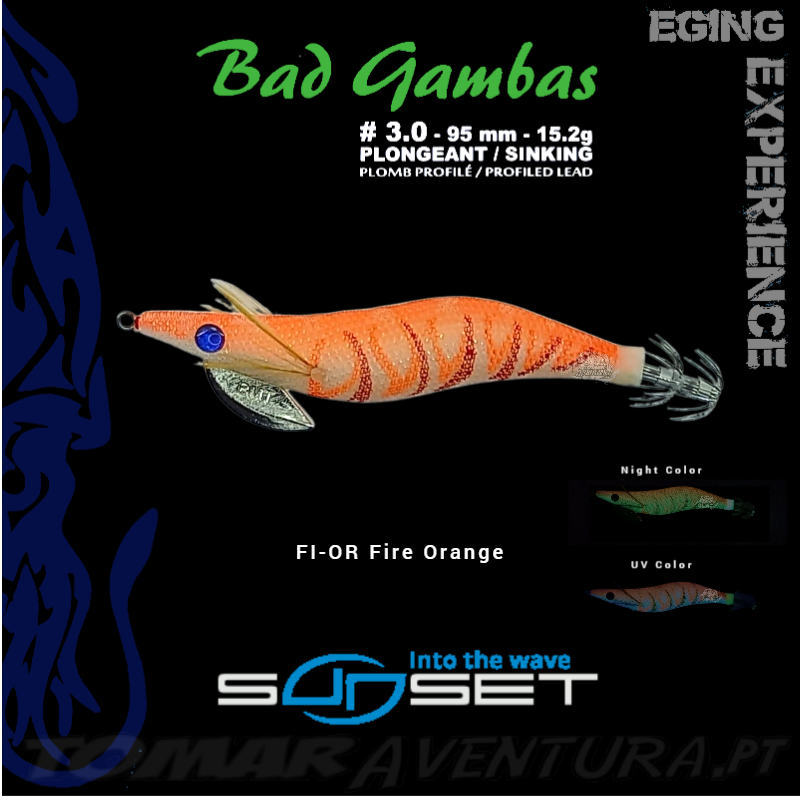 SunSet Squid Jig Bad Gambas 3,0