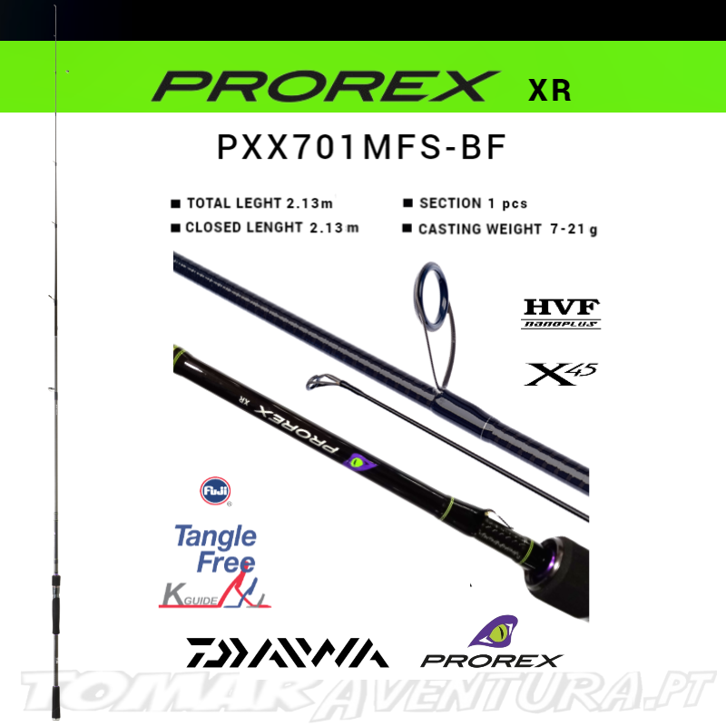 Cana de Spinning Daiwa Prorex X 701MFS
