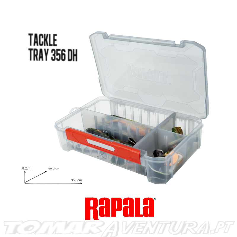 Caixa Rapala Tackle Tray 356 Deep Half