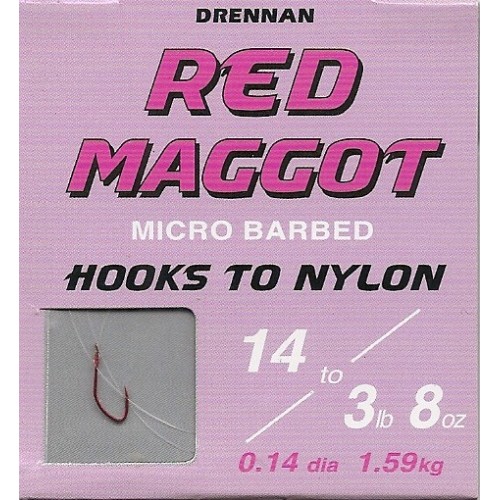 Anzois Empatados Drennan Red Maggot