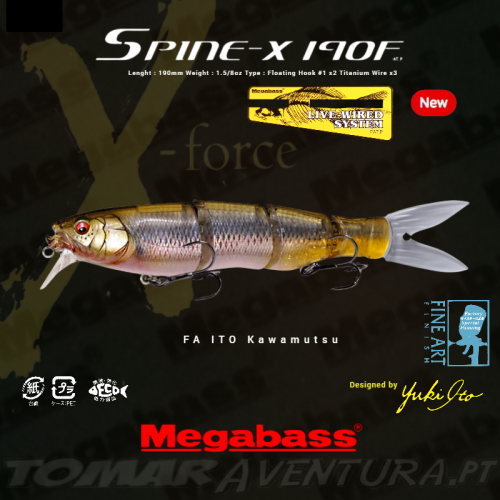Swimbait Megabass Spine-X 190F