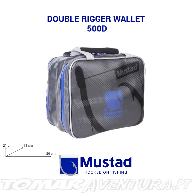 Bolsa Mustad Double Rigger Wallet 500D Tarpaulin