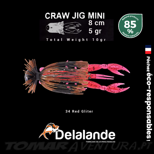 Delalande Bass Craw Jig 8cm