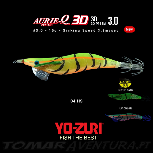 SQUID JIG YO-ZURI AURIE-Q 3D 3,0