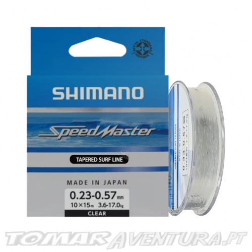 Shimano SpeedMaster Tapered Shock Leader Surfcasting Clear 10x15m