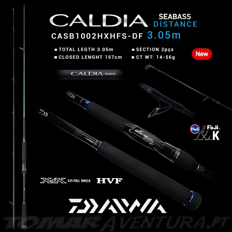 Cana Spinning Daiwa Caldia Seabass 1002HXHFS Distance - 3.05m 14/56g