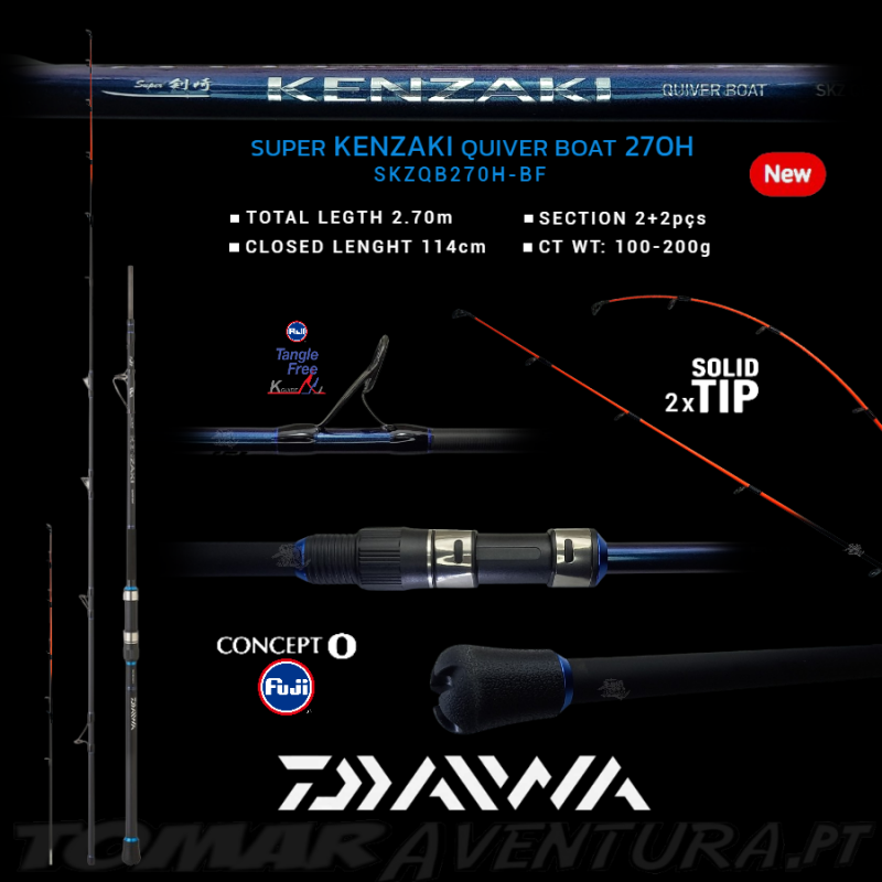 Cana Daiwa Super KENZAKI Quiver Boat 3.00m - 100-200g