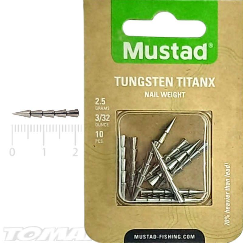 Mustad Tungsten Titanx Nail Weight