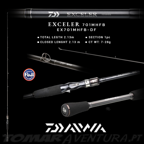 Cana Baitcasting Daiwa Exceler 701MHFB-DF 2,13m 7-28g