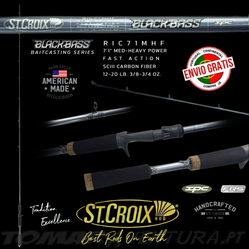 St Croix BlackBass 7´1" MHF 3/8-3/4oz
