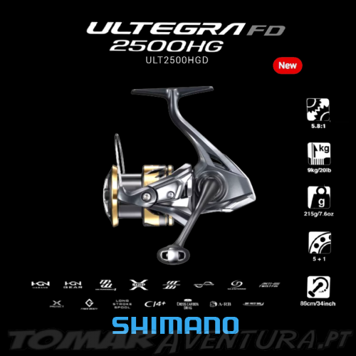 Shimano Ultegra 2500 HG FD Spinning Reel