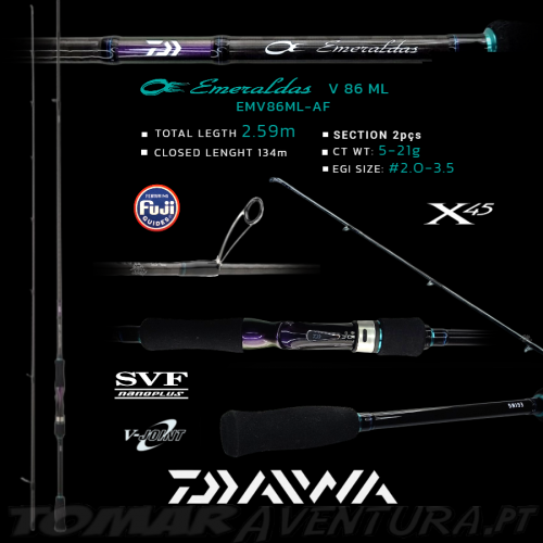 Daiwa Emeraldas V 86ML