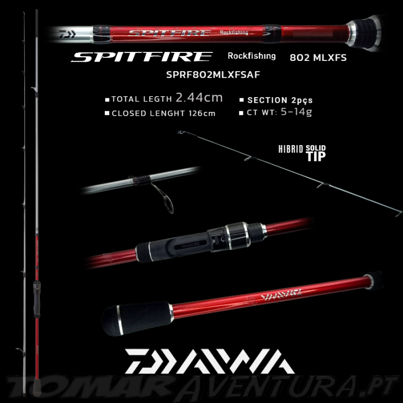 Daiwa Spitfire Rockfishing 802MLXFS