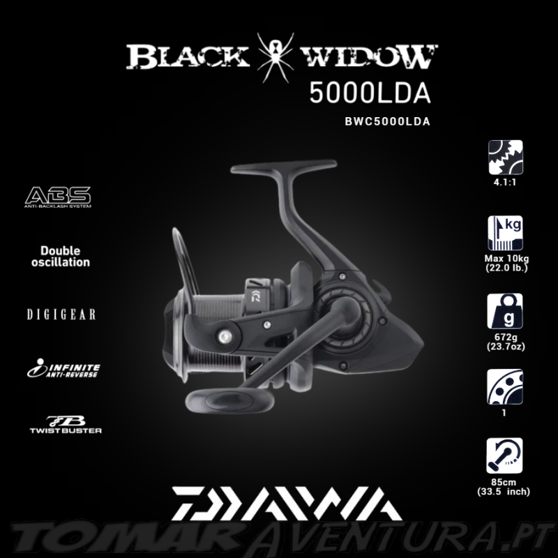 Daiwa Black Widow C 5000LDA