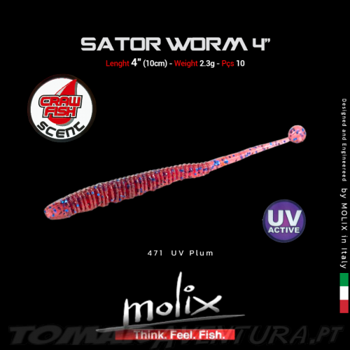 Molix Sator worm 4"