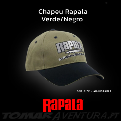 Chapeu Rapala Verde/Negro