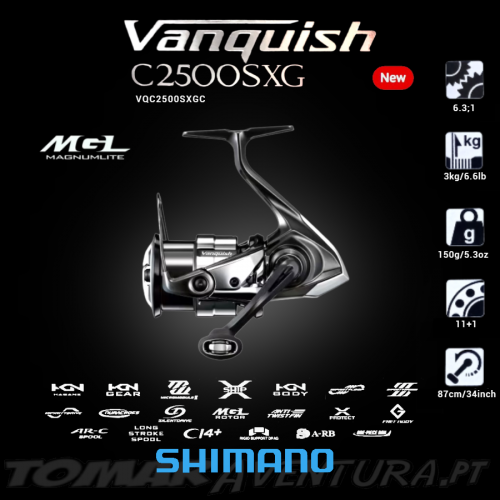 Carreto Spinning Shimano Vanquish C2500SXGC