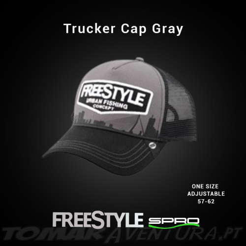 Chapeu Spro Freestyle Trucker Cap Gray