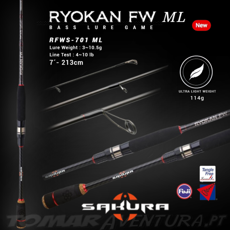 Cana Sakura RYOKAN FW Spinning ML - 7´- 213cm 3-10,5g