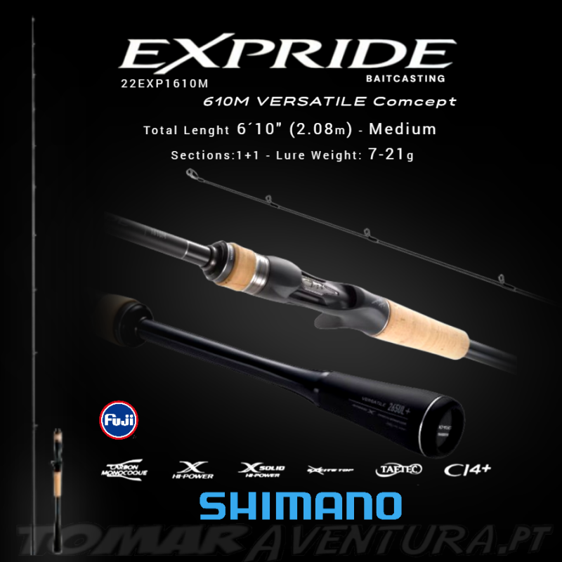 Cana Casting Shimano Expride 1610M 6´10" 7-21g (1+1P)