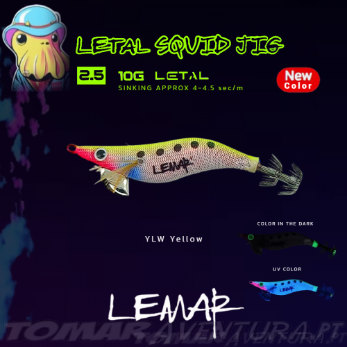 Lemar Letal Squid Jig 2.5