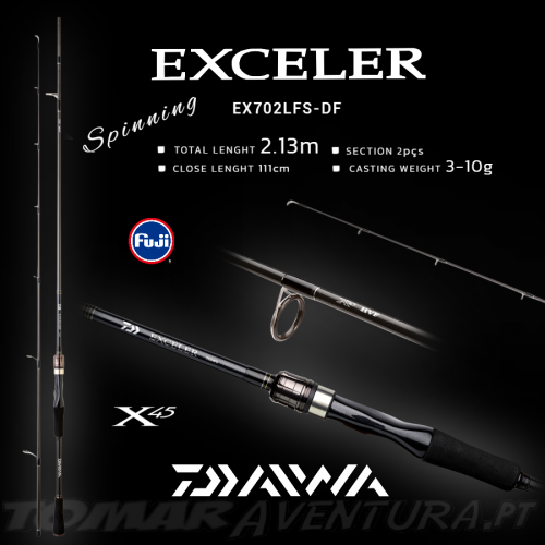 Daiwa Exceler 702LFS-DF 2,13m 3-10g