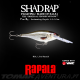 Amostra Rapala Shad Rap 07