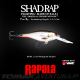 Amostra Rapala Shad Rap 07