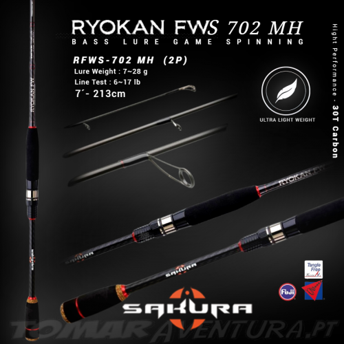 Cana Spinning Sakura Ryokan FW 702 MH (2P)
