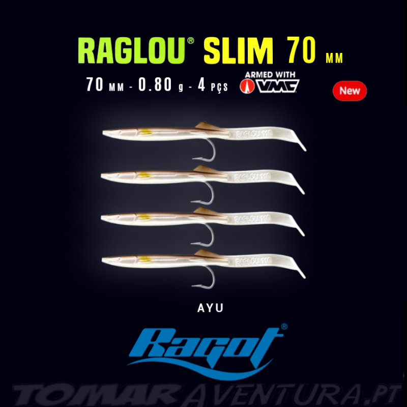 Ragot Raglou SLIM 70mm Blister 4pçs
