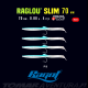 Ragot Raglou SLIM 70mm Blister 4pçs