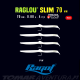 Ragot Raglou SLIM 70mm Blister 4pçs