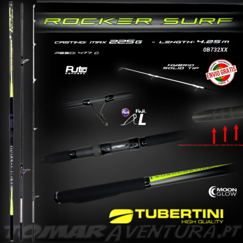 Tubertini Caña Surfcasting ROCKER SURF L 4,25m 225g