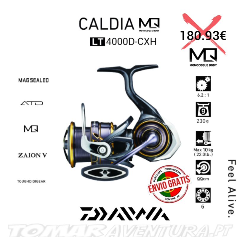 Carreto Spinning Daiwa Caldia MQ 22 LT 4000D CXH