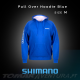 Shimano Pull Over Hoodie Blue