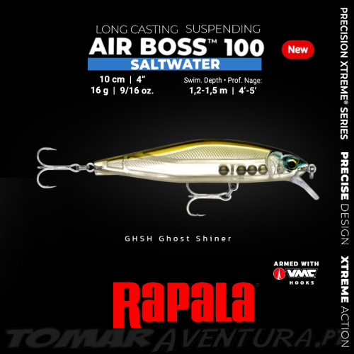 Rapala Precision Xtreme AIR BOSS SW 100