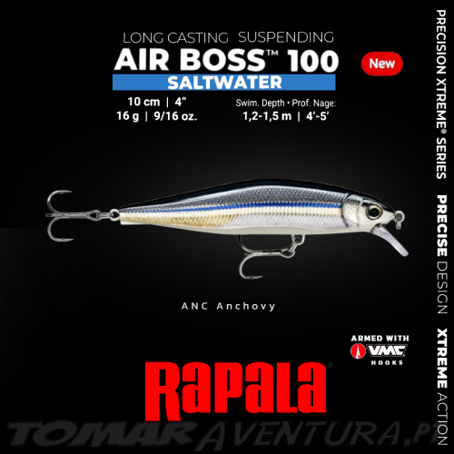 Rapala Precision Xtreme AIR BOSS SW 100