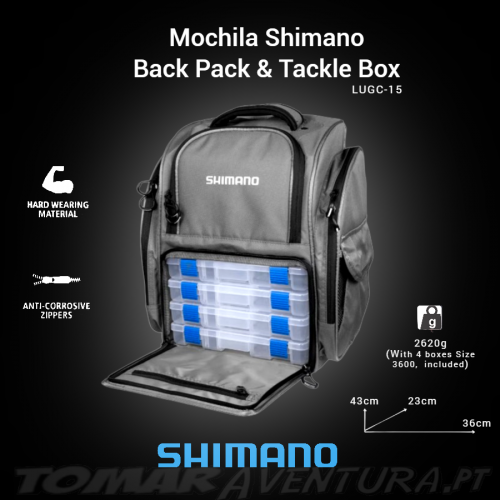 Mochila Shimano Back Pack & Tackle Box