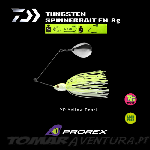 Amostra Daiwa Prorex Tungsten Spinnerbait FN 8g
