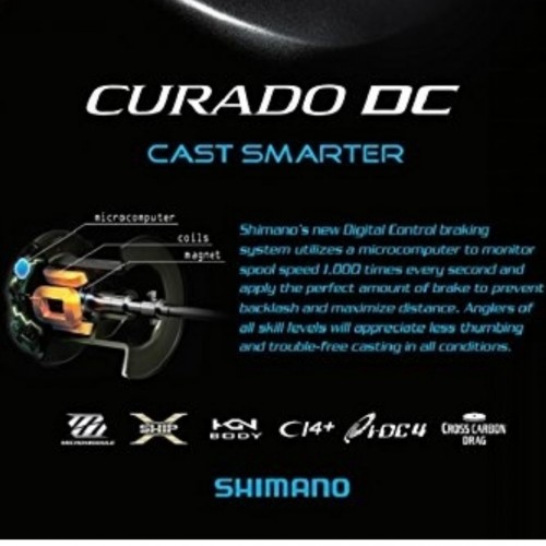 Carreto Baitcasting Shimano Curado DC