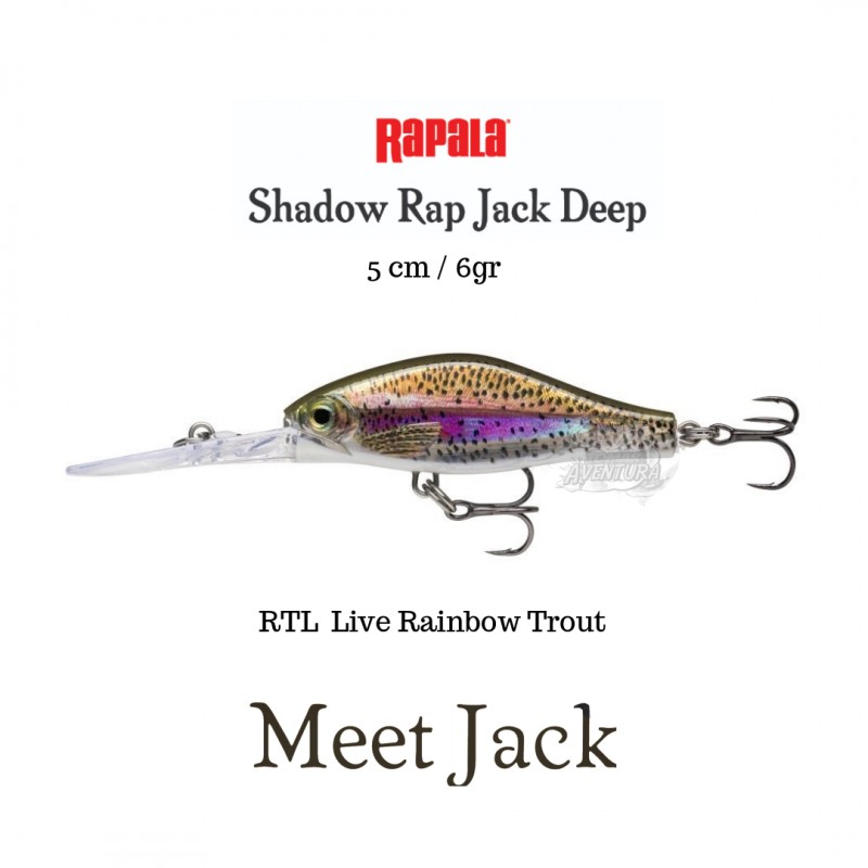 Amostra Rapala Shadow Rap Jack Deep