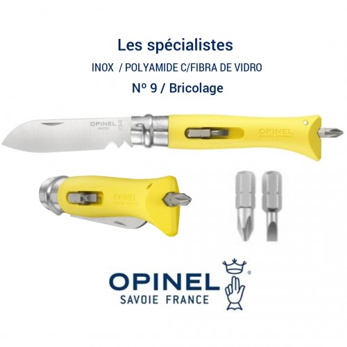 Opinel Bricolage nº9 Jaune