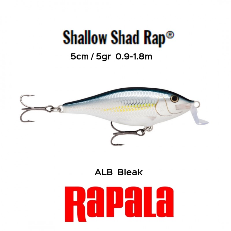Amostra Rapala Shallow Shad Rap 05