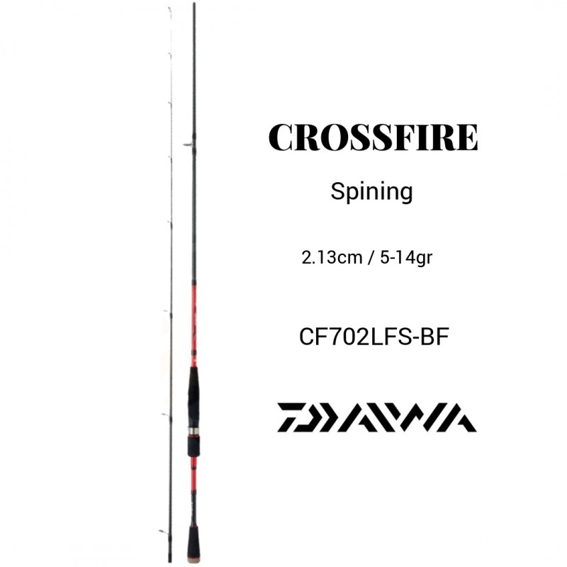 Cana Spining 2P Daiwa Crossfire 702LFS