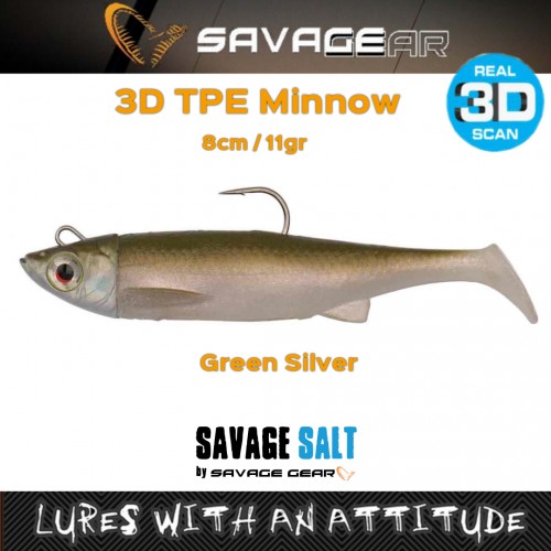 Savage Gear 3D TPE Minnow 3.3"