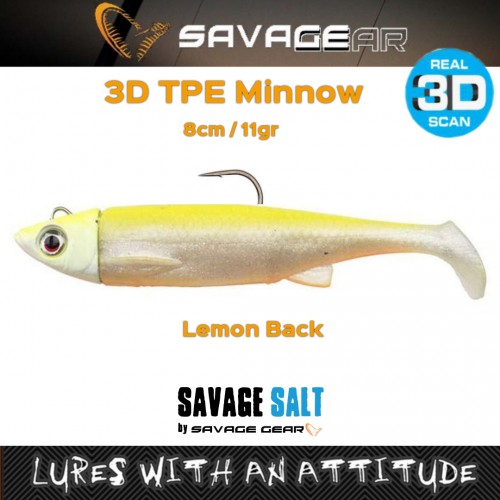 Savage Gear 3D TPE Minnow 3.3&quot;