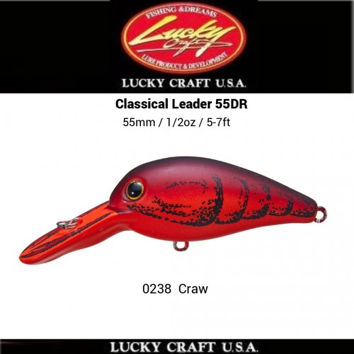 Amostra Lucky Craft Classical Leader 55DR