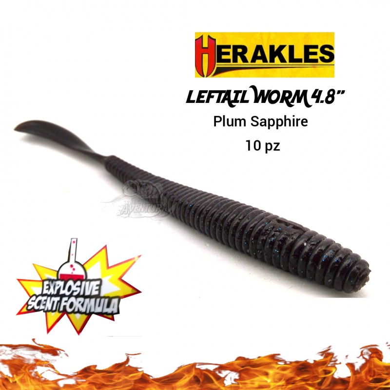 Amostra Herakles Leftail Worm 4.8"