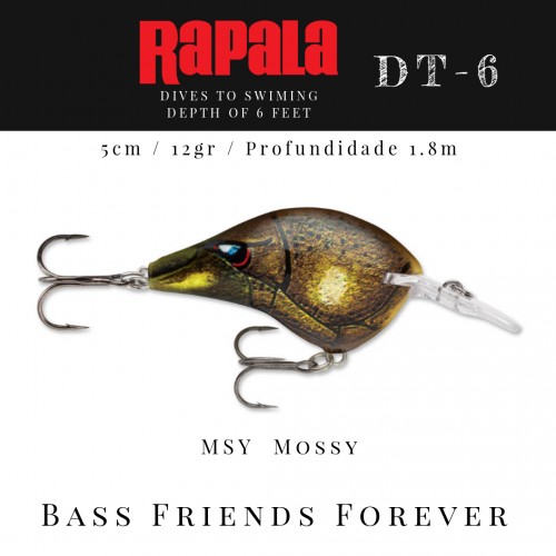 Amostra Rapala DT-6